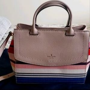 Kaye Spade summer pastel color handbag with shoulder stap